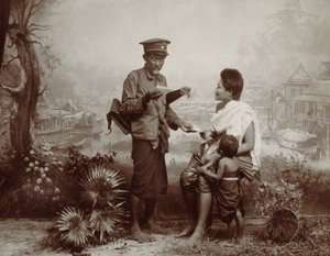 Tidlig posttjeneste i Thailand, 1890